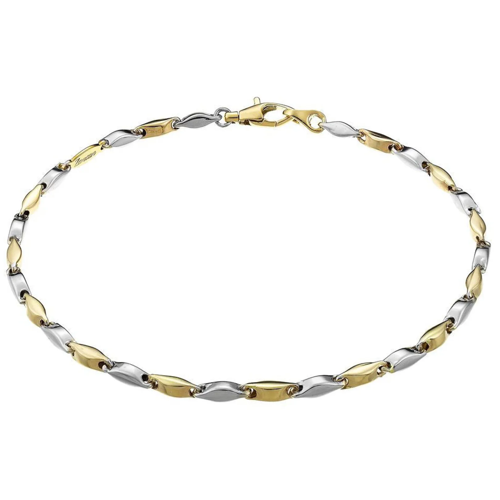 bracciale_uomo_in_oro_gia_0.webp Sale Bracciale Uomo In Oro Giallo E Bianco 18 kt | EB552BG Uomo Gioielli Uomo