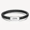 Discount Bracciale Uomo In Pelle E Acciaio Logan | BOA11B Uomo Gioielli Moda Uomo | Idee Regalo