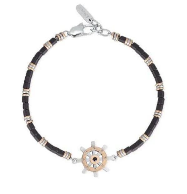 Clearance Bracciale Uomo Con Timone | 232171 Uomo Gioielli Moda Uomo