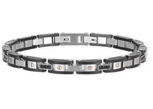 Clearance Bracciale Uomo Gentleman In Acciaio | 232193 Uomo Gioielli Moda Uomo