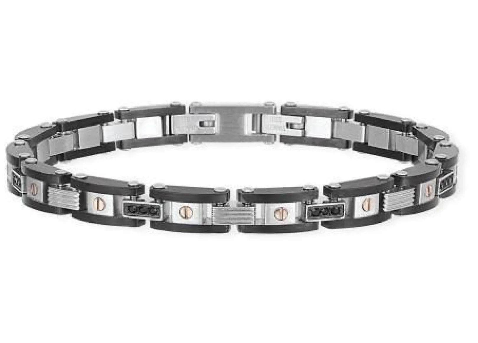 bracciale_uomo_jewels_gen_0.webp Clearance Bracciale Uomo Gentleman In Acciaio | 232193 Uomo Gioielli Moda Uomo