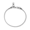 Online Bracciale Uomo Minimal Snake Icone Quadrato In Argento Mariacristinasterling | G4627 Uomo Gioielli Moda Uomo