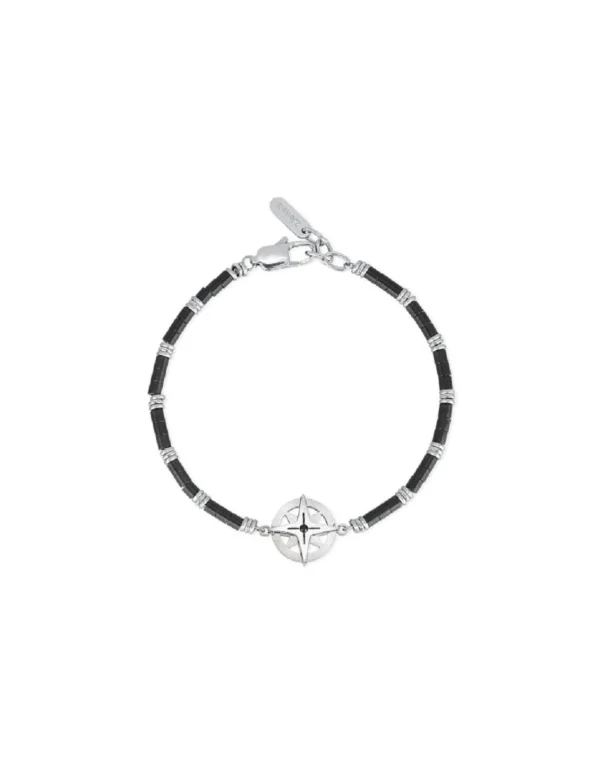 Outlet Bracciale Uomo Rosa Dei Venti Navy | 232170 Uomo Gioielli Moda Uomo