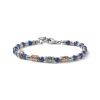 Hot Bracciale Uomo Siena Argento E Sodalite Mariacristinasterling | G4024/19 Uomo Gioielli Moda Uomo