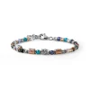 Hot Bracciale Uomo Siena Argento E Mix Pietre Naturali Mariacristinasterling | G4021/19 Uomo Gioielli Moda Uomo