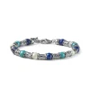 Sale Bracciale Uomo Siena Barilotti Argento E Mix Di Pietre Mariacristinasterling |  G4555 Uomo Gioielli Moda Uomo