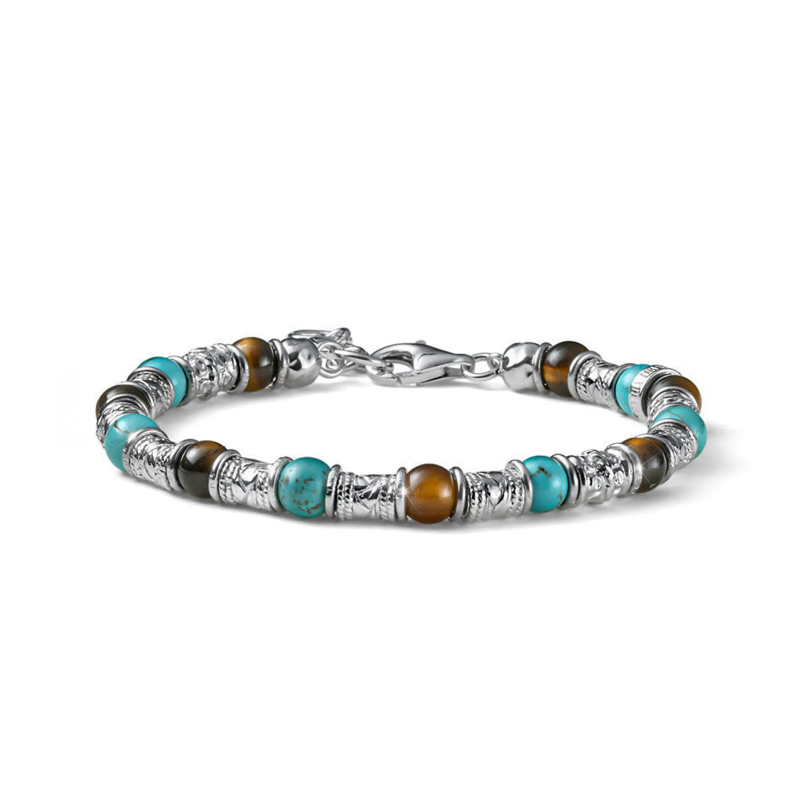 bracciale_uomo_siena_bari_0.webp Discount Bracciale Uomo Siena Barilotti Argento Aulite E Occhio Di Tigre Mariacristinasterling | G4558 Uomo Gioielli Moda Uomo