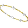 Discount Bracciale Zancan Insigna in Oro Giallo e Oro Bianco EB692GB Uomo Gioielli Uomo