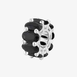 Clearance Charm Zirconia Neri Gioielli Fancy | FMB01 Donna Gioielli Moda Donna