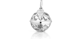 Hot Ciondolo Chiama Angeli Con Ala In Argento |  SFA99B Donna Gioielli Moda Donna