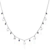 Outlet Collana Stelle Rodio E Cristalli Blu | CLMISBBL Donna Gioielli Moda Donna