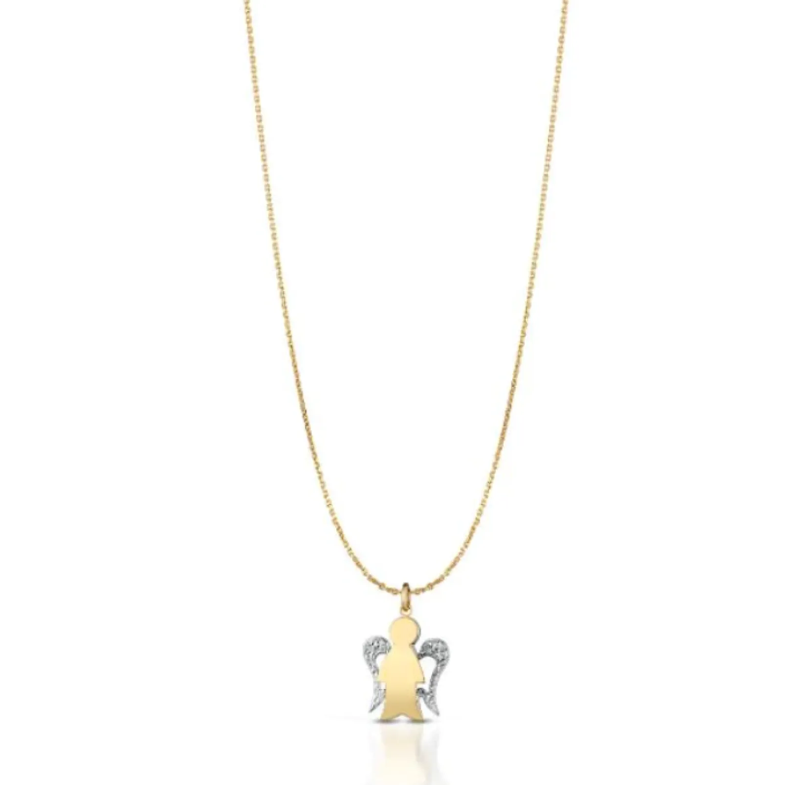 collana_angelo_in_oro_e_a_0.webp Outlet Collana Angelo In Oro E Ali Diamante Giannotti | NKT366 Donna Gioielli Moda Donna