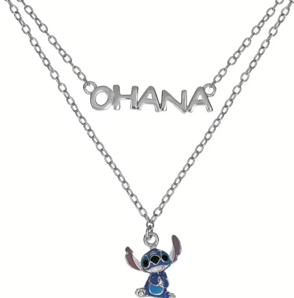 Best Collana Bambina Stitch Ohana Gioielli |  NS00059SRHL-17.CS Gioielli Moda Bimbi