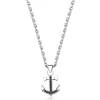 Fashion Collana In Acciaio Con Ancora | BVY05 Uomo Gioielli Moda Uomo