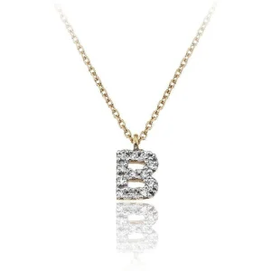Fashion Collana Chimento Donna Con Pendente Lettera B |  1G0969BBB1450 Donna Gioielli Donna