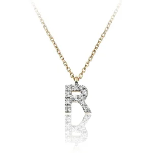 New Collana Chimento Donna Con Pendente Lettera R |  1G0969RBB1450 Donna Gioielli Donna