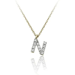 Hot Collana Chimento Donna Con Pendente Lettera N |  1G0969NBB1450 Donna Gioielli Donna
