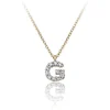 New Collana Chimento Donna Con Pendente Lettera G |  1G0969GBB1450 Donna Gioielli Donna