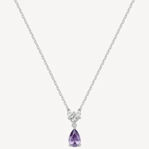 Clearance Collana Con Pendente Zircone Magic Purple Gioielli Brosway Fancy | FMP111 Donna Gioielli Moda Donna