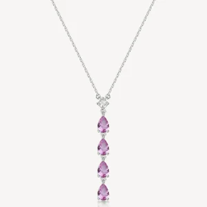 Clearance Collana Con Pendente Zirconi Vibrant Pink Gioielli Brosway Fancy | FVP112 Donna Gioielli Moda Donna