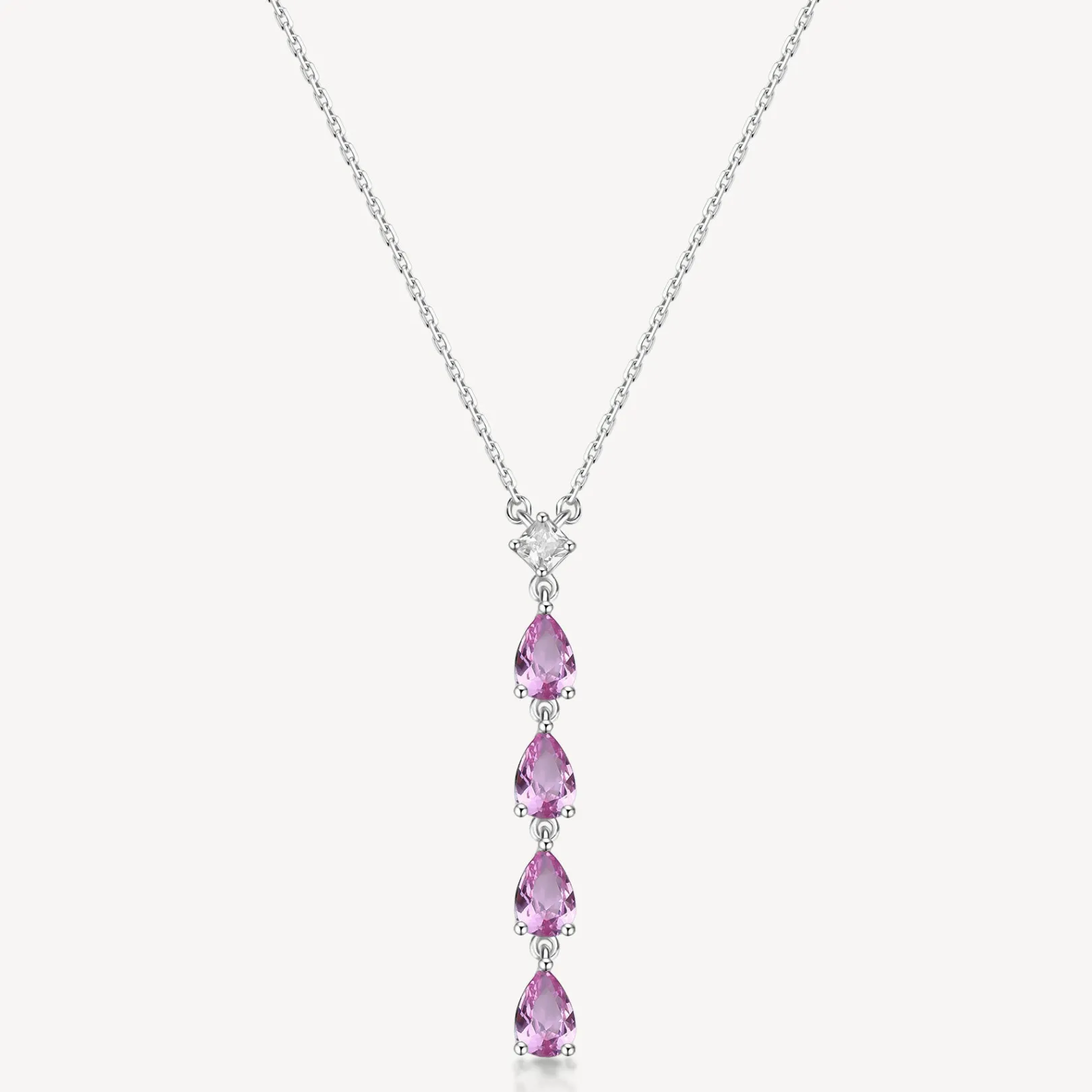 collana_con_pendente_zirc_0-15.webp Clearance Collana Con Pendente Zirconi Vibrant Pink Gioielli Brosway Fancy | FVP112 Donna Gioielli Moda Donna