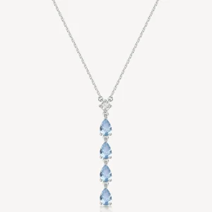 Clearance Collana Con Pendente Zirconi Light Blue Gioielli Brosway Fancy | FCL110 Donna Gioielli Moda Donna