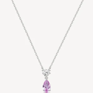 Clearance Collana Con Pendente Zircone Vibrant Pink Gioielli Brosway Fancy | FVP111 Donna Gioielli Moda Donna