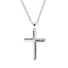 Hot Collana Croce Con Ricamo Gioielli | CLCRUB Uomo Gioielli Moda Uomo