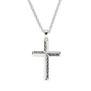Hot Collana Croce Con Ricamo Gioielli | CLCRUB Uomo Gioielli Moda Uomo