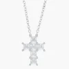 New Collana Croce di Zirconi Bianchi Gioielli | CLPCQBB Donna Gioielli Moda Donna