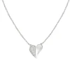 Discount Collana Cuore Argento E Zirconi | CLHLBBZ Donna Gioielli Moda Donna