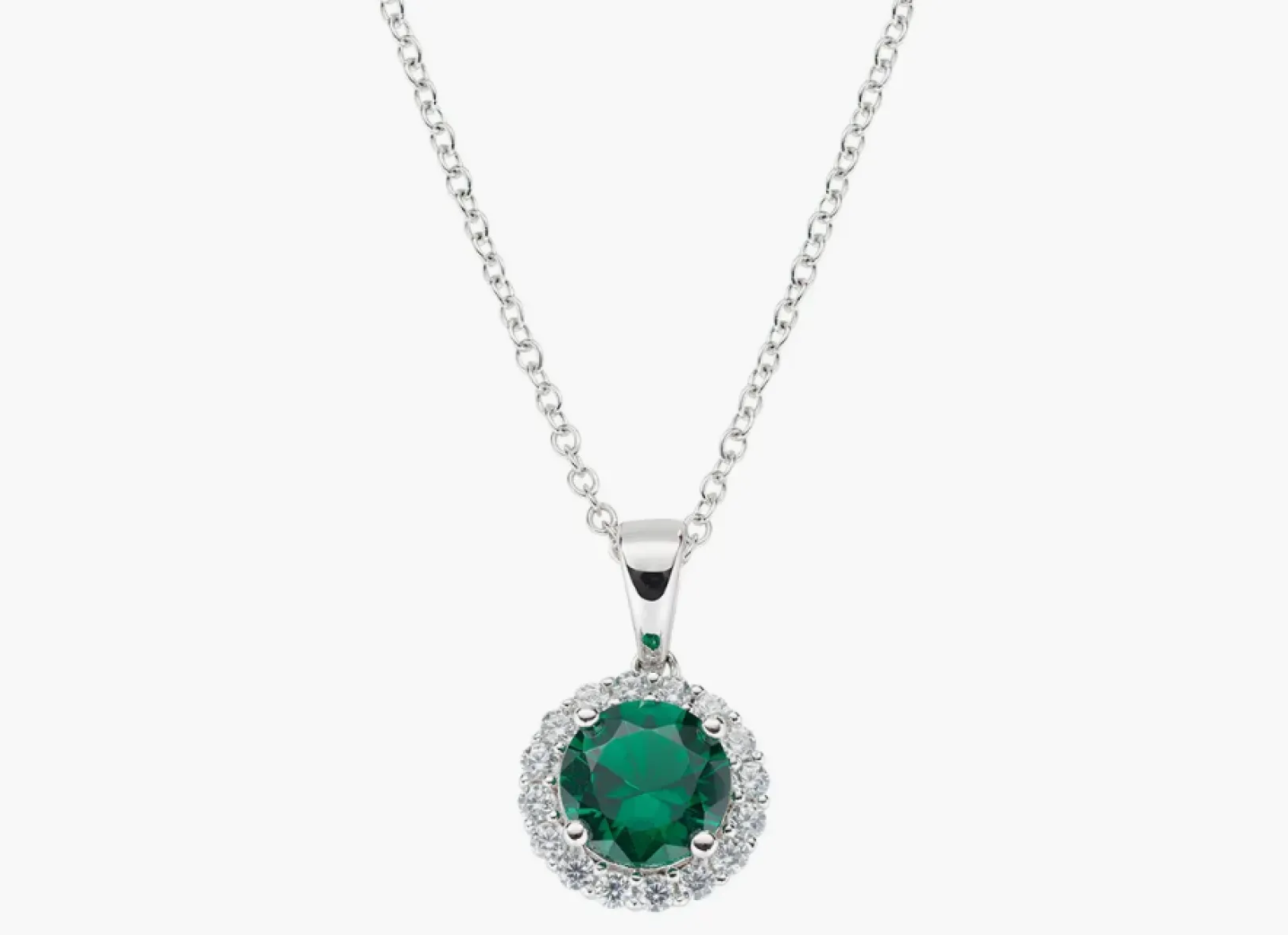 collana_diamond_con_zirco_0-3.webp Online Collana Diamond con Zircone tondo Verde | CLLUBOBBVZ Donna Gioielli Moda Donna