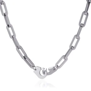 Discount Collana Donna A Catena In Acciaio Gioielli | BCO105PL Donna Gioielli Moda Donna