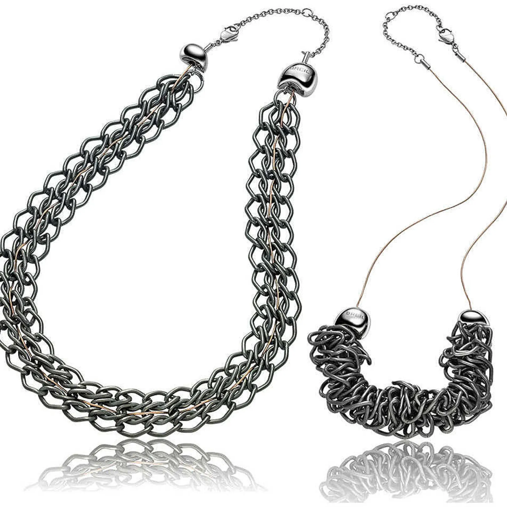 collana_donna_a_catena_in_0.webp Best Collana Donna A Catena In Acciaio Gioielli Rockmantic | TJ1358 Donna Gioielli Moda Donna