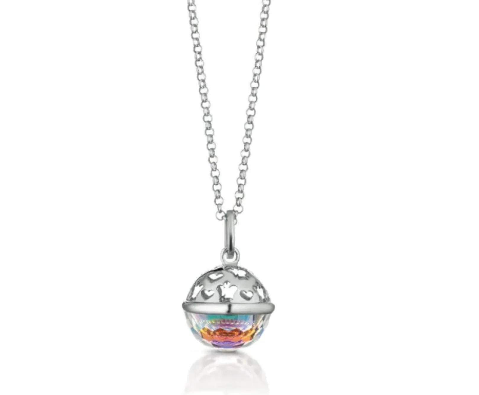 collana_donna_chiama_ange_0-2.webp Hot Collana Donna Chiama Angeli In Argento E Swarovski | SFA200A Donna Gioielli Moda Donna