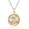 Best Collana Donna Chiama Angeli In Argento E Cuore Con Zirconi | SFA142 Donna Gioielli Moda Donna