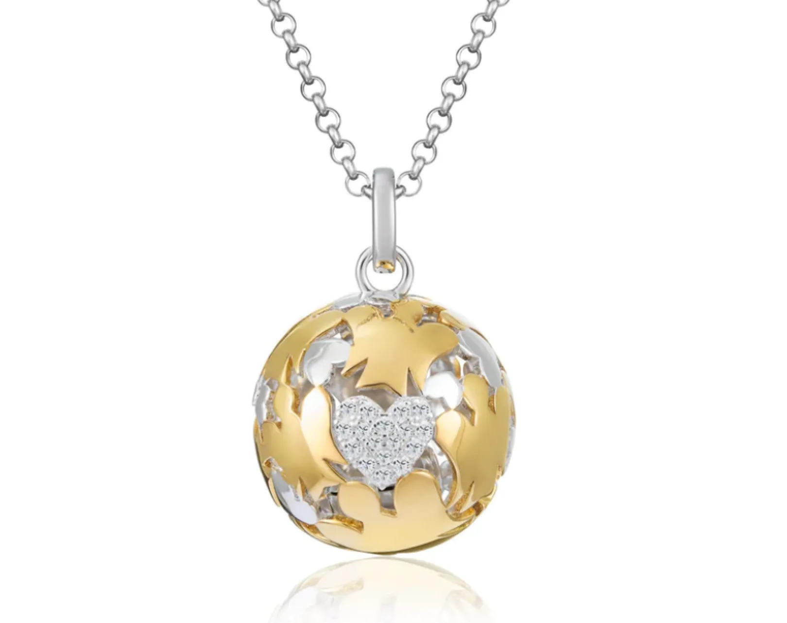 collana_donna_chiama_ange_0-4.webp Best Collana Donna Chiama Angeli In Argento E Cuore Con Zirconi | SFA142 Donna Gioielli Moda Donna
