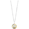 Discount Collana Donna Chiama Angeli In Argento Bianco E Giallo Con Stella E Zirconi | SFA143 Donna Gioielli Moda Donna