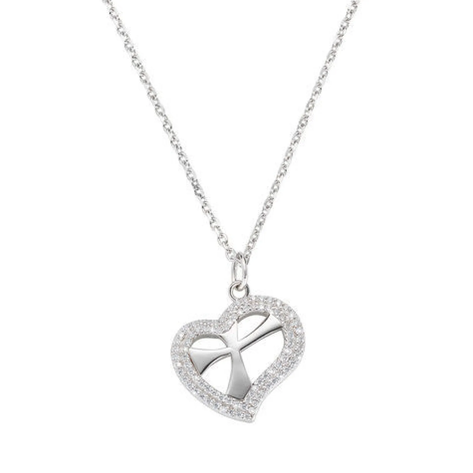 collana_donna_croce_cuore_0.webp Clearance Collana Donna Croce Cuore Gioielli Amore | CLCUCRBBZ Donna Gioielli Moda Donna