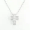 Outlet Collana Donna Croce In Oro E Diamanti Gioielli e Delucchi | CLN009045 0S Donna Gioielli Donna