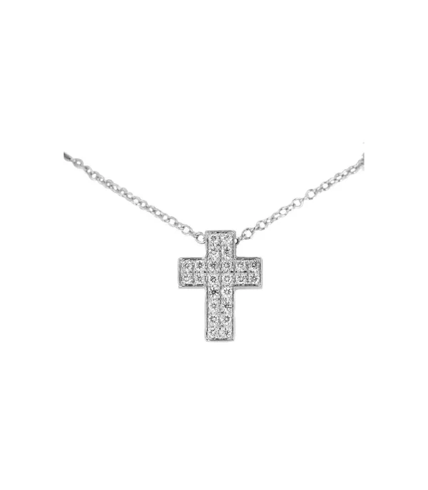 Best Collana Donna Croce In Oro E Diamanti Gioielli e Delucchi | CLN011659 Donna Gioielli Donna