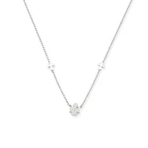Clearance Collana Donna Croci Angelo Custode Gioielli Angeli | CLCAZB3 Donna Gioielli Moda Donna