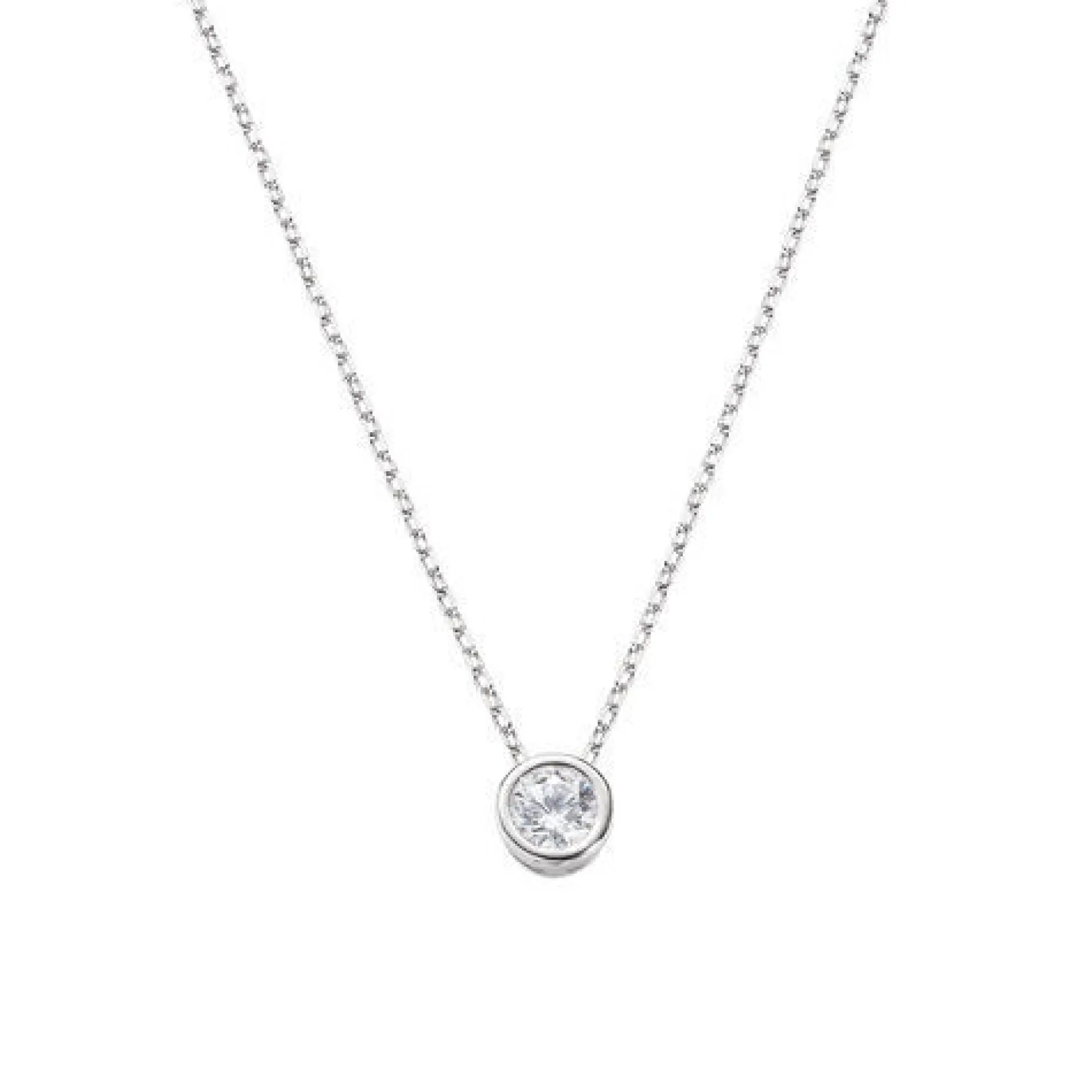 collana_donna_diamonds_co_0-4.webp Clearance Collana Donna Diamonds Con Punto Luce Tondo Piccolo Gioielli | CLSOT40BB Donna Gioielli Moda Donna