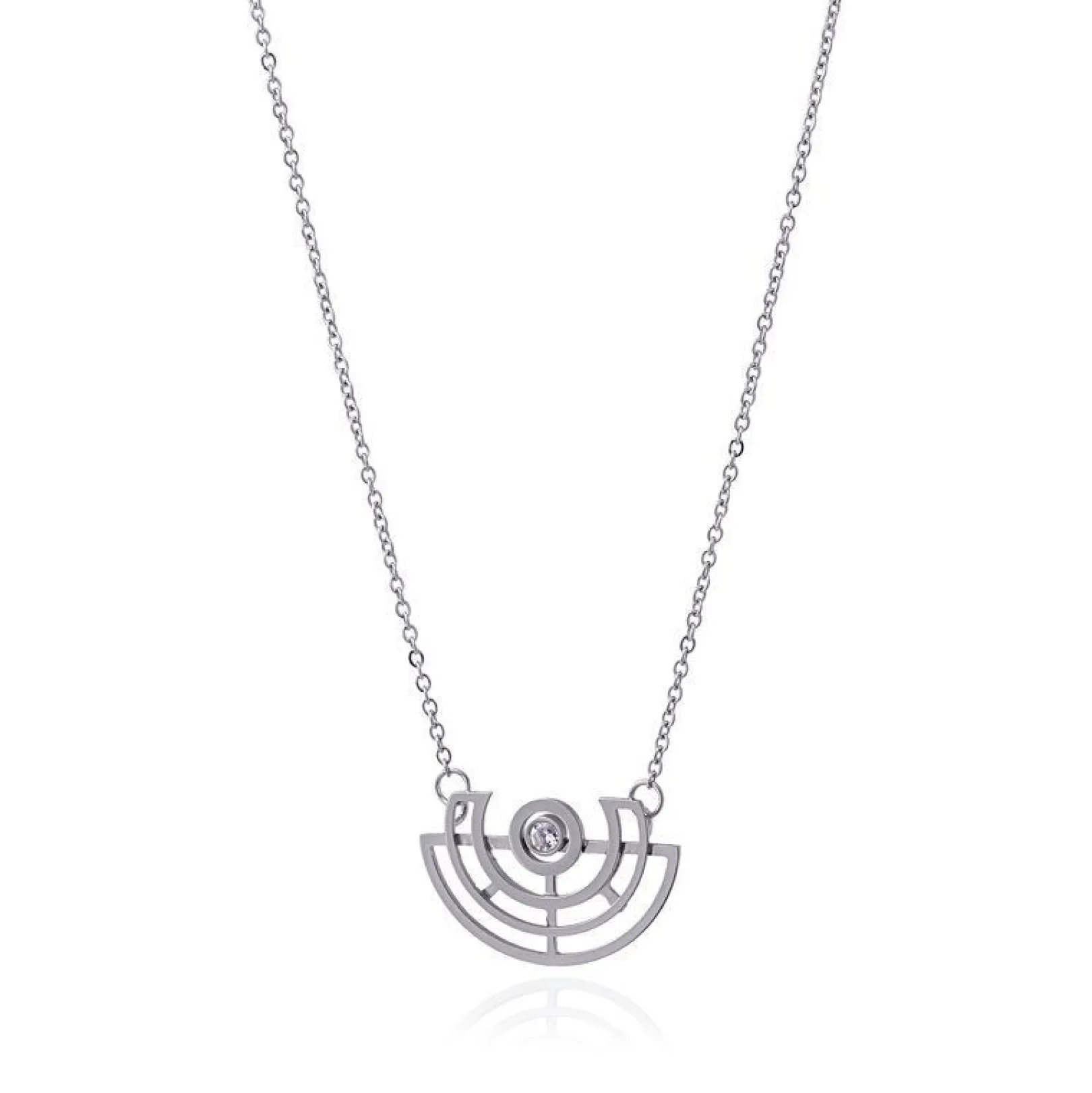 collana_donna_in_acciaio__0-23.webp Outlet Collana Donna In Acciaio Gioielli | BCO065PL Donna Gioielli Moda Donna