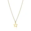 Outlet Collana Donna In Acciaio Con Stella Gioielli | BCO113D Donna Gioielli Moda Donna