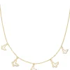 New Collana Donna In Oro Con Farfalle Gioielli | AU9CLMFAG Donna Gioielli Moda Donna