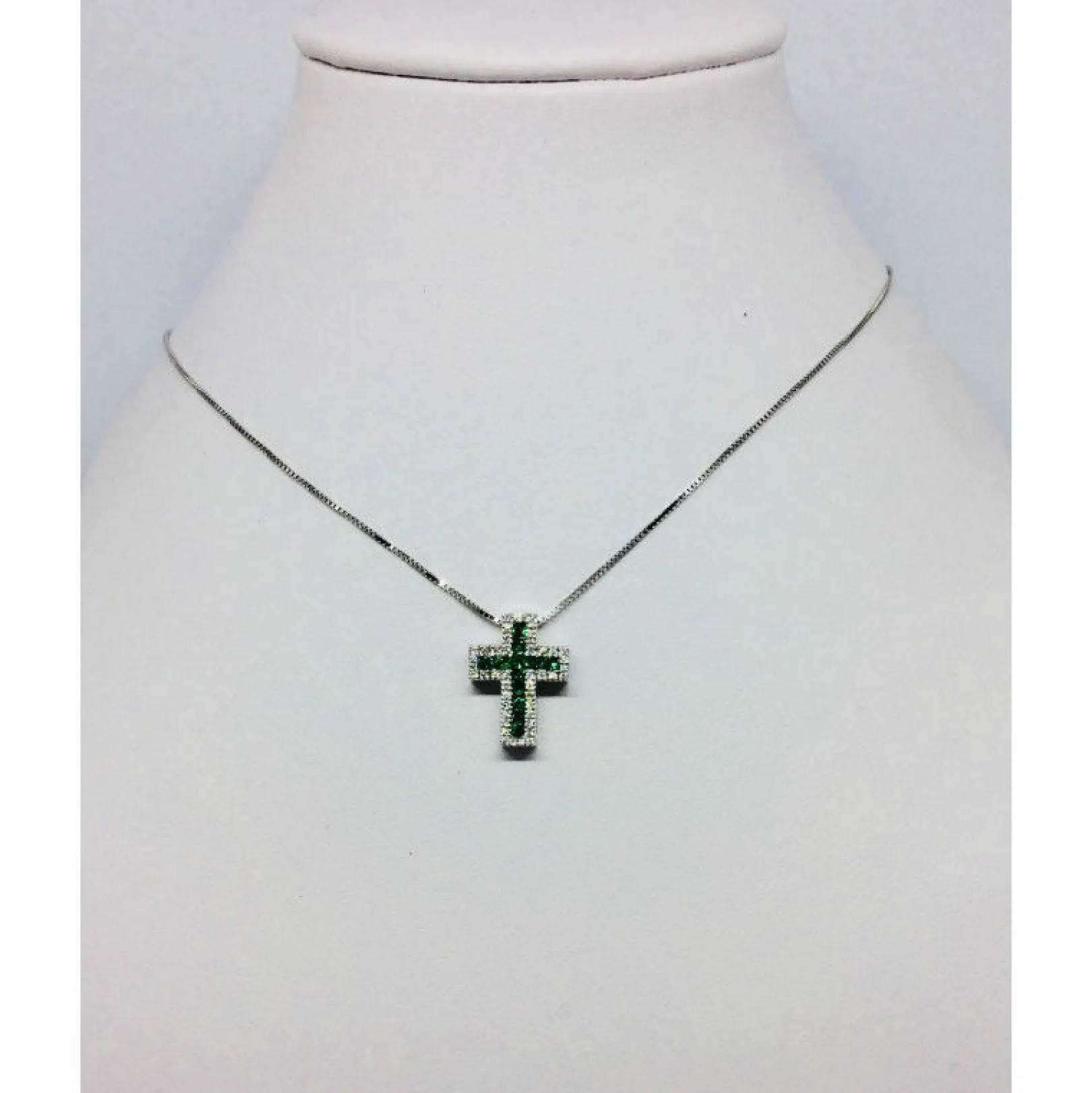 collana_donna_in_oro_diam_0-1.webp Discount Collana Donna In Oro Diamanti E Smeraldi Gioielli e Delucchi | CLN010375 SM2 Donna Gioielli Donna