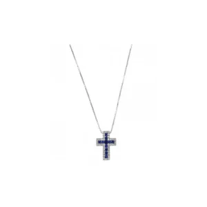 Hot Collana Donna In Oro Diamanti E Zaffiri Gioielli e Delucchi | CLN010375ZF2 Donna Gioielli Donna