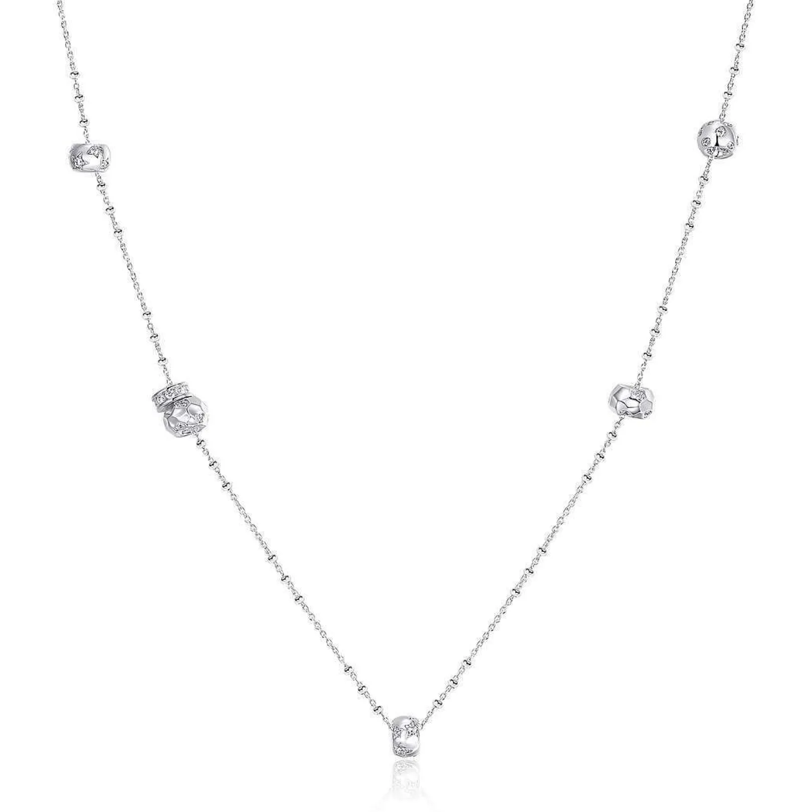 collana_donna_in_ottone_e_0.webp Hot Collana Donna In Ottone E Zirconi Gioielli Easy | BEY01 Donna Gioielli Moda Donna