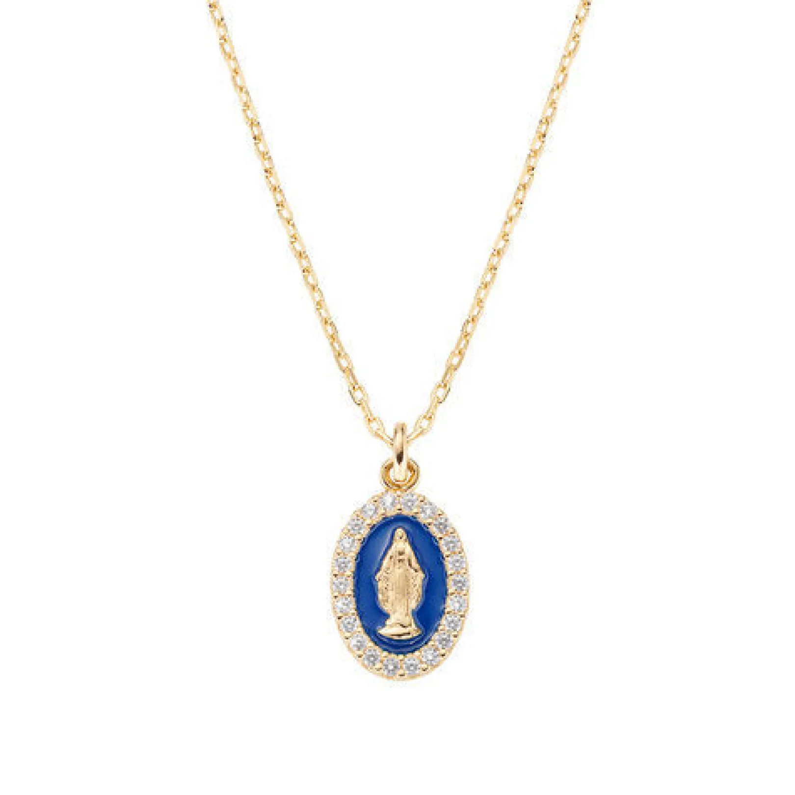 collana_donna_mini_medagl_0-1.webp Sale Collana Donna Mini Medaglia Miracolosa Gioielli | CLMISMGBL Donna Gioielli Moda Donna